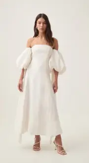 White Maxi Aje New With Tags Dress Size 16 AU / 12 US BNWT