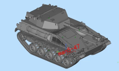 3D printing 1/72 German SP I.C experimental tank Unpainted model kit