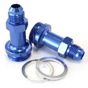 Aeroflow Carburettor Adapter - Male 7/8" to -6AN 1-3/4" Long, AF700-06-L