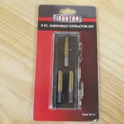 screw/bolt extractor 3-PC. Set with Case - Use with Power Drill in Reverse