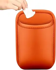 Back Seat Cup Holders, PU Back Seat Organizer, Spill-Proof, Wear Resistant, Multifunctional Vehicle Storage for Water Bottle Umbrella Phone Key