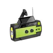 4000mAh Emergency Solar Hand Crank Weather Radio Power Bank Charger Flash Light