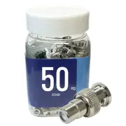 ENS BNC Male to RCA Female Adapters, BNC to RCA Connector, 50 PCs