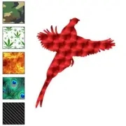 Pheasant Quail, Vinyl Decal Sticker, 40 Patterns & 3 Sizes, #950