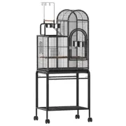i.Pet Bird Cage Large Cages 153cm Parrot Aviary Stand-Alone Budgie Wheels 5-In-1