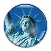 Statue of Liberty Paperweight in Gift Box, 3 Inch Crystal Dome, Perfect for