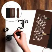 2 Pcs Brush Storage Bag Case Painting Felt Roll-up Pencil Hollow Curtain