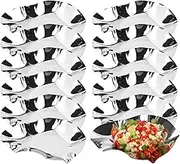 Stainless Steel Oyster Shells | Stainless Steel Oyster Shell Bakery Sheet | 12 Piece Baking Dish Set, Serving Stackable Tray, Making Oysters, Clam
