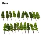 20X Model Trees Train Railroad 1:200 Scale Tree Park Scenery Miniature Landscape