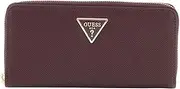 [GUESS] Laurel SLG Large Zip Around Wallet L Aubergine, Aubergine
