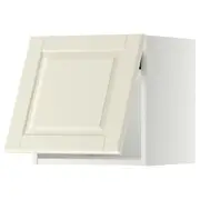 METOD wall cabinet horizontal, white/Bodbyn off-white, 40x37x40 cm