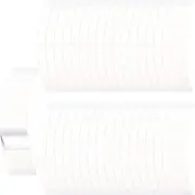 Blulu 48 Pieces Lace Front Tape Wig Lace Front Wig Tape Adhesive Tape Double-Sided Waterproof Lace Wigs Tape C-Shaped Hair Wig Tape for Wigs Toupees Hair Pieces and Hair Extension (White)