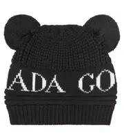 [Canada Goose Kids] Canada Goose Kids Baby Double Pom wool beanie One Size black