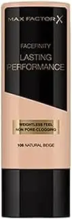 Max Factor, Long Lasting Performance No.106, Natural Beige, Foundation, 1.1 Ounce