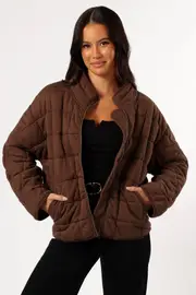 [PUP3] Sutton Jacket - Dark Brown XS Brown