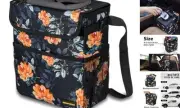 Cute Car Trash Can with Lid – Multipurpose Collapsible Trash Bin for Car, Leak