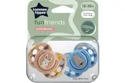 Tommee Tippee Closer To Nature Fun Style Soothers 18-36 Months Assorted 2 Pack