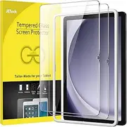 [JETech] Screen Protector for Samsung Galaxy Tab A9+ / A9 Plus 11-Inch 2023 with Easy Installation Frame, Tempered Glass Film, HD Clear, 2-Pack