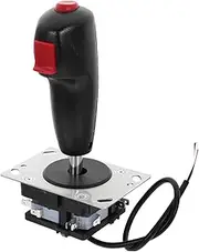 Professional Portable Flight Stick Joystick with Circuit Board Game Machine Accessory for Flight Simulation Vibration Function Easy Installation Compatible with Various Games