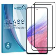 [2 Pack] Full Coverage Samsung Galaxy A53 5G Tempered Glass Crystal Clear Premium 9H HD Screen Protector by MEZON (A53 5G, 9H Full) – FREE EXPRESS