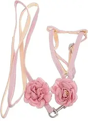 Generic Cat Harness Leash Kitten Traction Harness Pet Supply Cat Leash Rope Adjustable Comfortable Light Weight Pet Traction Rope