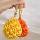 Exfoliating Sponge Bath Ball Honeycomb Shower Puff Mini Massage Brush Bathroom
