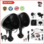 AN4 Gen.3 Waterproof Bluetooth Motorcycle Stereo Speakers with Built-in Ampli...