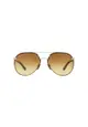 Burberry Women's Pilot Frame Gold Metal Sunglasses - BE3099