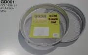 Gold Panning Prospecting Sieve Set 2 Pc 1/4" 1/8" Gem Fossicking Classifier Gem