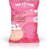 J.C.'S QUALITY FOODS Pop Fiction Little Salty Little Sweet Popcorn, 120 G
