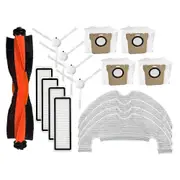 For Robot Vacuum X10 / B102GL Roller Main Side Brush Hepa Filter Mop Cloths Rag Dust Bag Replacement Spare Parts