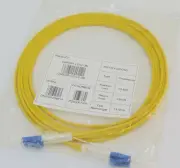 ProLabs 3m LC (Male) to LC (Male) Yellow OS2 Duplex Fiber OFNR (Riser-Rated)