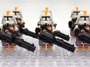 CUSTOM Star Wars 212th Heavy Assault Clone Trooper Brick Minifigure