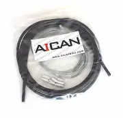Aican Quality bicycle bike Road Brake cable housing set kit vs Jagwire, Black