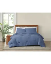 Truly Soft Crinkle Garment Wash Comforter Set