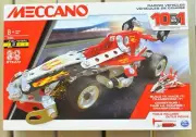 New Meccano Racing Vehicles 10 in 1 Model 21201 Building Set 225 Parts UNOPENED