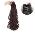 Seamless Invisible Hair Extensions Curly Hair Tail Corn Curly Ponytail