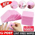 1000x Lint Free Wipes Nail Polish Remover Pad Manicure Pedicure Cleaning Tool