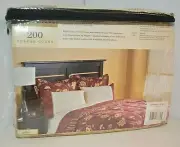3 PC Twin Size SHEET Set Innovations GYPSY 200 TC Floral Bed Cotton & Polyester