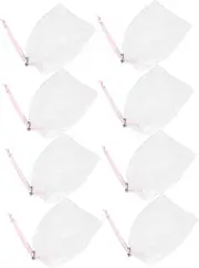 BELLIFFY Simple Foaming Nets Multi-function Facial Exfoliating Meshes Soap Net Bags Reusable Face Cleaning Net for Soap Mesh