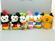 Hallmark Itty Bittys Original Disney Set Mickey/Minnie/Donald/Daisy/Pluto/Goofy