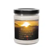 Psalms 61:3 Bible Verse - Scented Soy Candle, 9oz