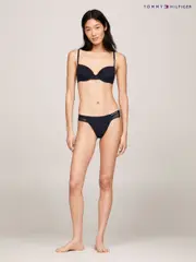 Tommy Hilfiger Blue Lace Back Detail Bra (B85111) | $53