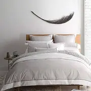 Logan and Mason Essex Quilt Cover Set Stone