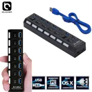 For PS4/Slim/Pro Hub 7Port USB 3.0 High Speed Extension Charger Adapter Switch