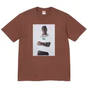NWT Supreme Tyler The Creator Box Logo Photo T-Shirt Brown Mens M FW24 AUTHENTIC