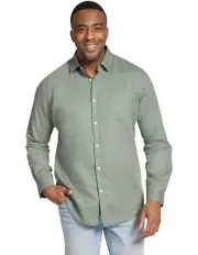 [Johnny Bigg] Anders Linen Shirt in Fern