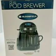 NEW IN BOX BLOOMFIELD POD2 DUAL COFFEE MAKER