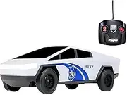 RC Cybertruck with Seamless Plug-in Recharge, 1.5 Hours Play-time, and Refined Alignment (Police Edition)