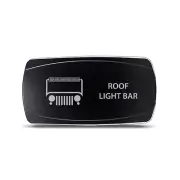 CH4x4 Rocker Switch for Jeep Roof Light Bar Symbol â Horizontal - White LED